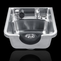 Stainless steel good quality hair salon shampoo bowl exclusive portable hair washing basin